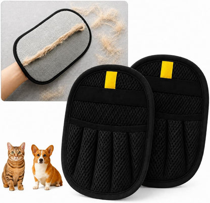 Tierhaarentferner Handschuh im 2er Set