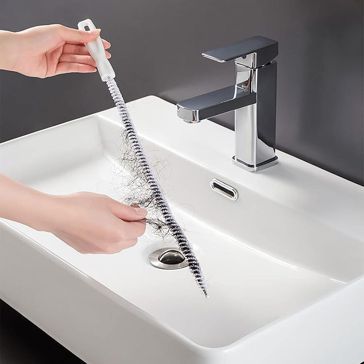 Flexible Abflussbürste im 2er Set