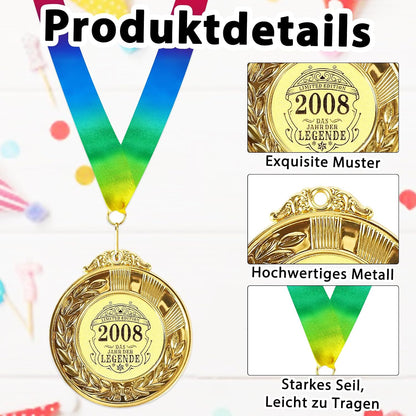 Wenmthg 2026 Ruhestand Geschenk Mit Medaille, Grußkarten, Umschlag - Renteneintritt Geschenk Für Männer Frauen - Abschiedsgeschenk Kollegen - Rentengeschenke - Alles Gute Zum Ruhestand