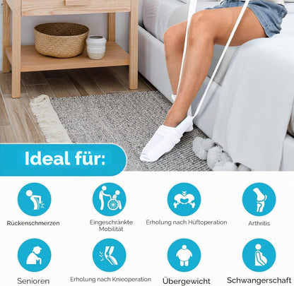 Socken-Anziehhilfe