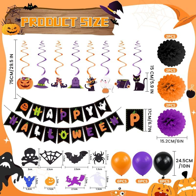 Halloween Deko Set