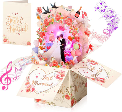3D Hochzeitskarte